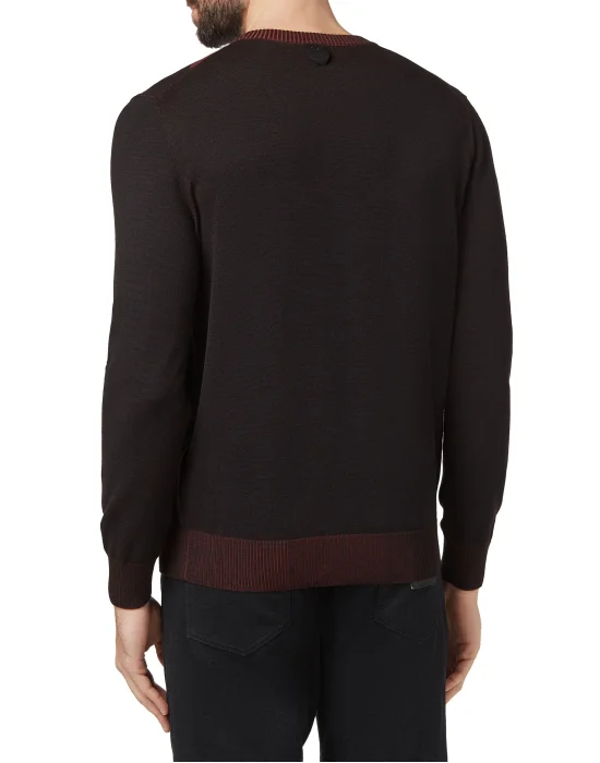 Pullover Round Neck LS Double B