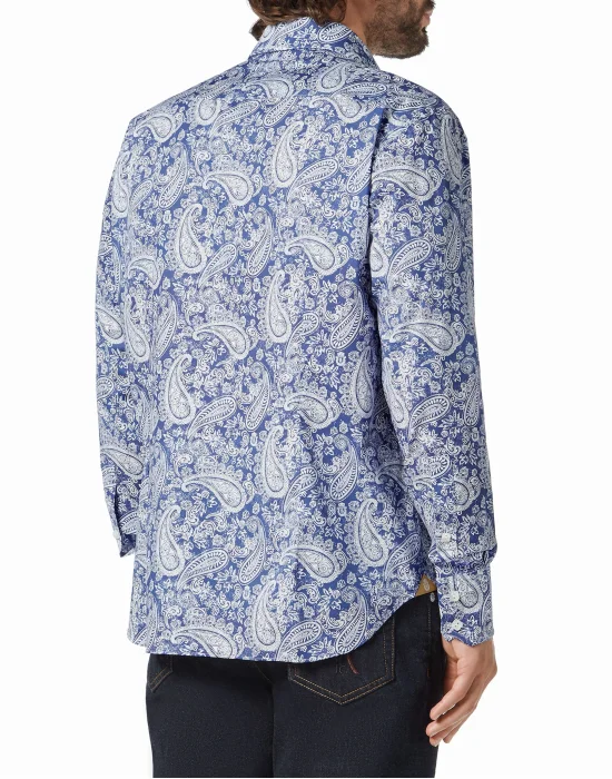 Shirt Gold Cut LS Flavio/Watch Paisley