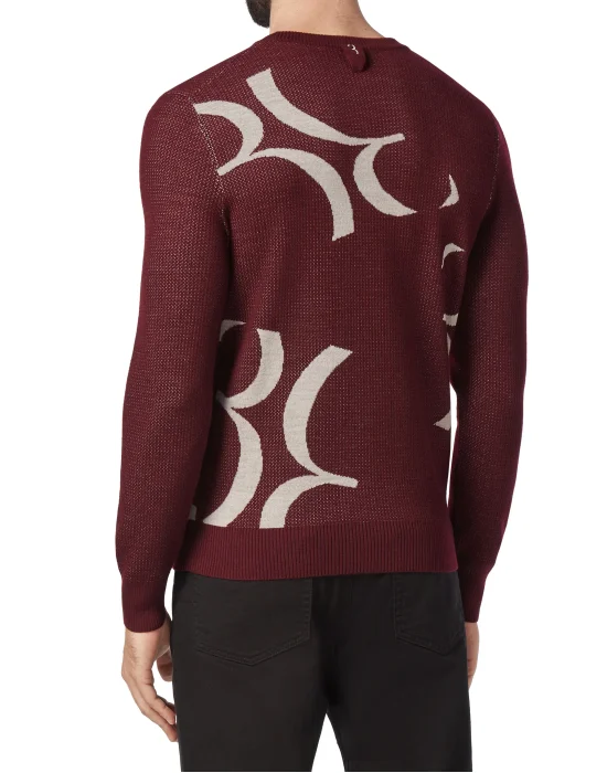Pullover Round Neck LS Double B