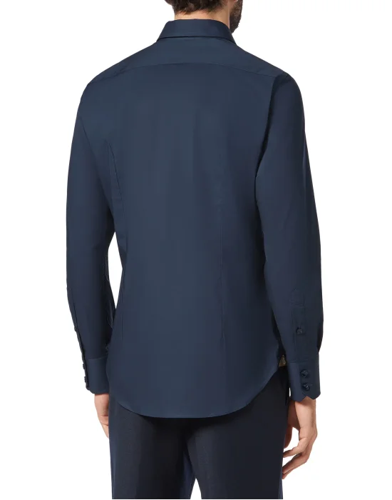 Shirt Silver Cut LS/Milano Crest