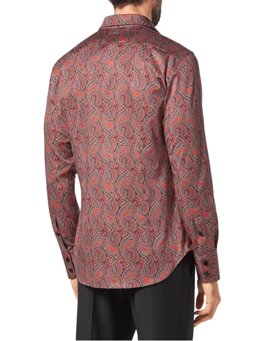 Shirt Silver Cut LS/Milano Paisley