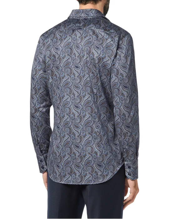 Shirt Gold Cut LS/Milano Paisley