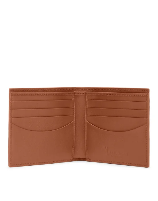 Leather French wallet Istitutional