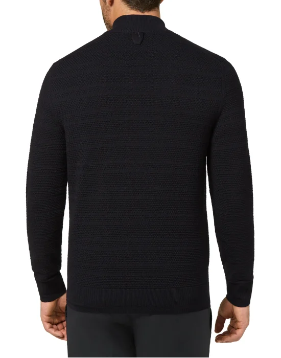 Merino wool Pullover zip mock Istitutional