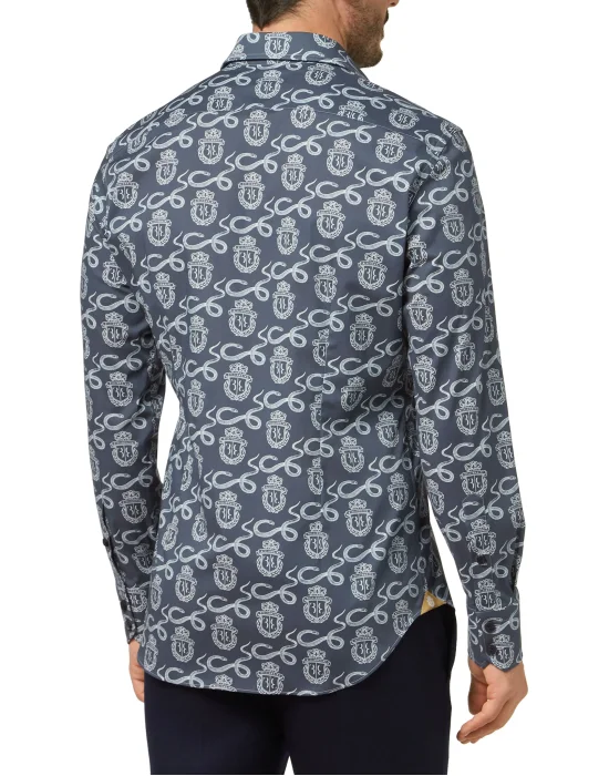 Shirt Silver Cut LS Snake