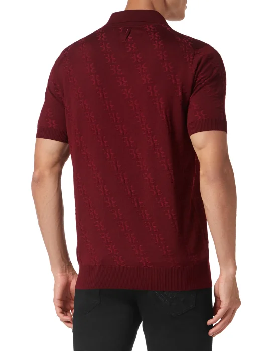 Wool and Silk Pullover Polo-Neck SS