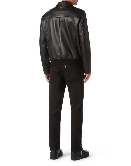 Leather Bomber