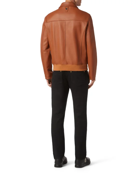 Leather Bomber