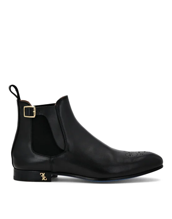 Leather Boots Low Flat